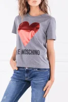 T-shirt | Regular Fit Love Moschino szary