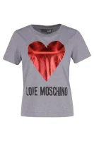 T-shirt | Regular Fit Love Moschino szary