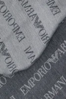 Wool scarf Emporio Armani gray