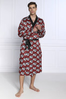 Szlafrok Monogram Nightgown | Relaxed fit Hugo Bodywear czarny