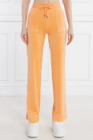 Spodnie dresowe Del Ray | Regular Fit Juicy Couture pomarańczowy