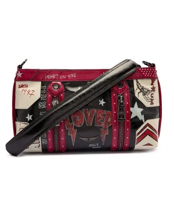 Шкіряна сумка через плече SUNNY MOODY PUNK Zadig&Voltaire | чорний LWBA03948