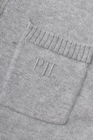 Sweter Alvin | Regular Fit | z dodatkiem wełny i kaszmiru Pepe Jeans London szary