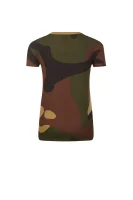 T-shirt dutch camo | Oversize fit G- Star Raw zielony