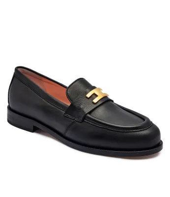 Leather loafers