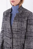 Coat Magrete | with addition of wool HUGO charcoal