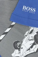 T-shirt | Regular Fit BOSS Kidswear niebieski
