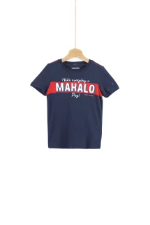 T-shirt Mahalo Tommy Hilfiger granatowy