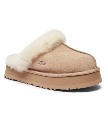 Leather lounge footwear DISQUETTE