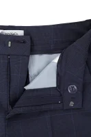 Wełniane spodnie Carica MAX&Co. granatowy