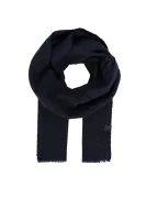 North Cotton scarf  BOSS ORANGE navy blue