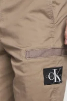 Spodnie | Regular Fit CALVIN KLEIN JEANS brązowy