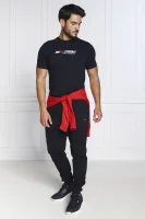 Spodnie dresowe | Regular Fit Tommy Sport granatowy