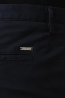Spodnie chino Rice3-D | Regular Fit BOSS BLACK granatowy