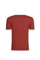 T-shirt | Regular Fit CALVIN KLEIN JEANS brązowy