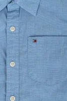 Shirt Solid Tommy Hilfiger blue