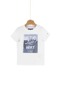 T-shirt That Way Tommy Hilfiger kremowy