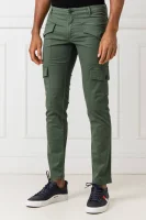 штани | slim fit Armani Exchange зелений