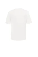 T-shirt Love Moschino kremowy