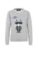 Robot sweatshirt Karl Lagerfeld gray