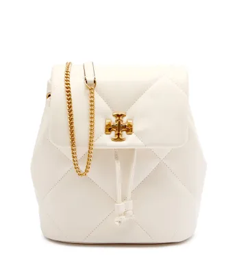 Skórzany plecak/torebka Kira Diamond TORY BURCH | Biały 170485