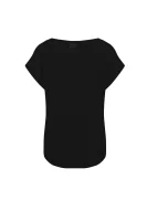 T-shirt Rhinestone Head Karl Lagerfeld czarny