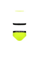 Strój kąpielowy Calvin Klein Swimwear limonkowy