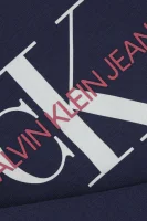 худі monogram | regular fit CALVIN KLEIN JEANS темно-синій