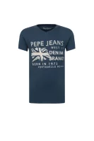 T-shirt Fabio Pepe Jeans London granatowy