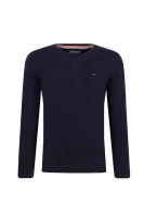 светр | regular fit Tommy Hilfiger темно-синій