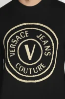 Wełniany sweter | Slim Fit Versace Jeans Couture czarny
