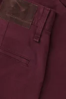 Spodnie schino 1d BOSS ORANGE bordowy