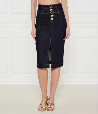 Denim skirt KYLIE Marciano Guess | Navy blue 5YGD13 7347A