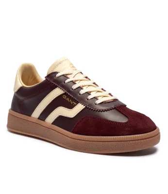 Skórzane sneakersy Cuzima Gant | Bordowy 31531040