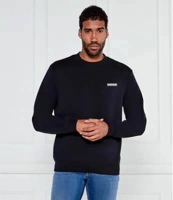 Sweatshirt B-SMALL BOX C Napapijri | Black Relaxed fit NP0A88TP
