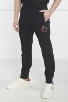 Spodnie dresowe | Regular Fit Emporio Armani czarny