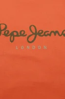 T-shirt | Regular Fit Pepe Jeans London pomarańczowy