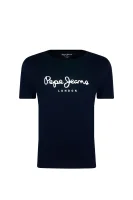 T-shirt | Regular Fit Pepe Jeans London granatowy