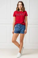 T-shirt PARIS | Slim Fit Kenzo czerwony