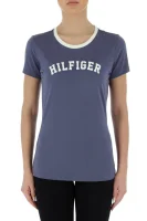 T-shirt Print | Slim Fit Tommy Hilfiger niebieski