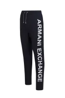 Spodnie dresowe | Regular fit Armani Exchange granatowy