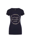 T-shirt Emporio Armani granatowy