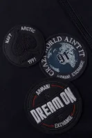 Spodnie dresowe Armani Exchange granatowy