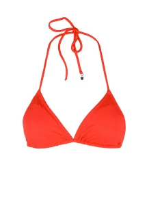 Góra od bikini Basic Triangel Tommy Hilfiger czerwony