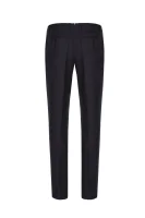 Wełniane spodnie wilhelm 3 | Slim Fit BOSS BLACK grafitowy