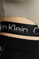 топ wo - 1/4 zip | cropped fit Calvin Klein Performance пісочний 