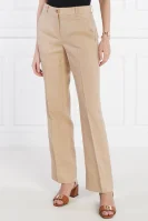 Lniane spodnie | flare fit RIANI beżowy