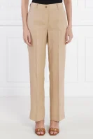 Lniane spodnie | flare fit RIANI beżowy