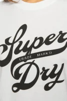 футболка | regular fit Superdry білий