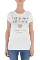 T-shirt TJW HEART LOGO | Slim Fit Tommy Jeans biały